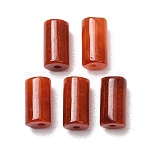 Natural Myanmar Jade Dyed Beads, Column, FireBrick, 8.5~9x5mm, Hole: 0.9~1mm(GG-CBABA9C-06A)