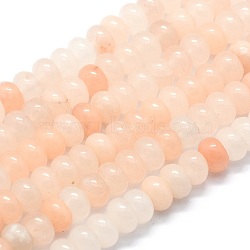 Natural Pink Aventurine Beads Strands, Rondelle, 8x5mm, Hole: 1mm, about 74pcs/strand, 15.15 inch(38.5cm)(G-E507-03B)