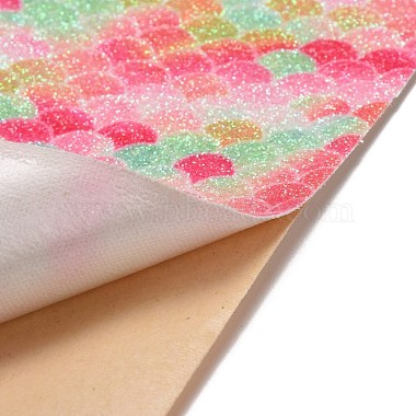Sparkle PU Leather Fabric(AJEW-MSMC006-02)-4