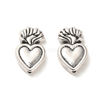 Antique Silver Heart Alloy Beads