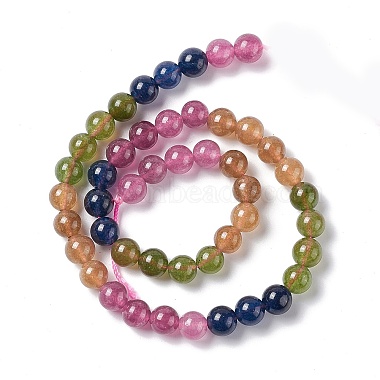 Natural Jade Imitation Tourmaline Beads Strands(G-I334-01B)-2