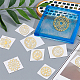 Olycraft 9Pcs 9 Styles Nickel Self-adhesive Picture Stickers(DIY-OC0004-30)-3