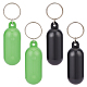 nbeads 4pcs 2 couleurs porte-clés pendentif flottant en forme de pilule en plastique(KEYC-NB0001-72)-1