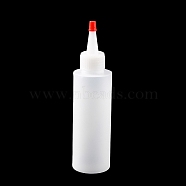 Plastic Glue Bottles, Clear, 125x42x1.2mm(DIY-WH0002-06-120ml)