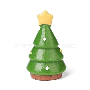 Christmas Style Resin Statue Display Decoration, Micro Landscape Home Decoration, Christmas Tree, 21x35mm(DJEW-O002-01F)