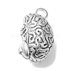 Tibetan Style Alloy Pendants, 35x21.5x19mm, Hole: 4.5mm(PALLOY-O002-17AS)