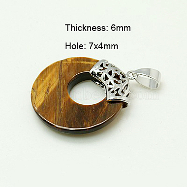 Pendentifs en oeil de tigre(G-C071-1)-2