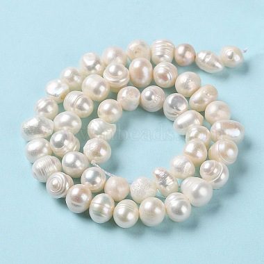 Natural Cultured Freshwater Pearl Beads Strands(PEAR-E018-53)-3