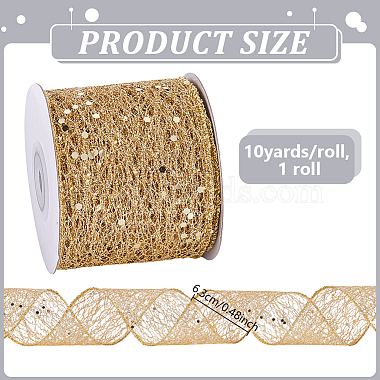 1 Roll Polyester Ribbons with Sequins(OCOR-NB0002-48B)-2
