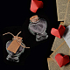 DIY Heart Shape Transparent Glass Bottles Kits(AJEW-BC0006-04)-8