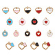 Cheriswelry 72Pcs 18 Style Alloy Enamel Charms & Pendants(ENAM-CW0001-11)-8