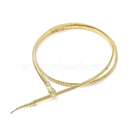 Alloy Snake Chain Belt, Serpentine Waist Chain Necklace Bracelet for Women, Golden, 1085mm(NJEW-Q391-03G)