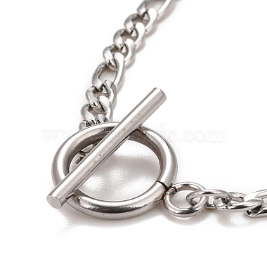 304 Stainless Steel Chain Necklaces(NJEW-A002-06P)-3