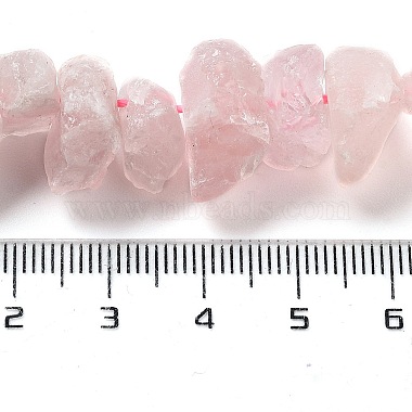 perles de quartz rose brut naturel brut(G-P528-A10-01)-4