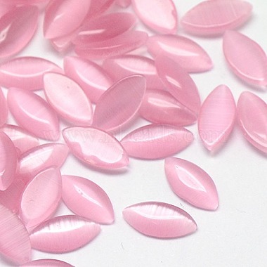 10mm PearlPink Horse Eye Glass Cabochons
