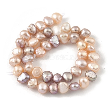 Natural Cultured Freshwater Pearl Beads Strands(PEAR-A006-02F)-3