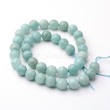 Natural Amazonite Beads Strands(G-J376-17-8mm)-2