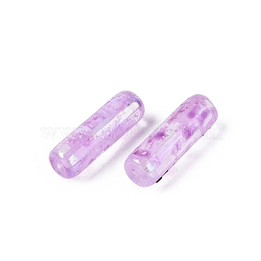 Picasso Transparent Glass Bugle Beads(SEED-N010-02A-11)-2