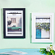 2 Sets 2 Colors Rectangle Wood Photo Frames with Hanging Hook(DIY-GA0005-70)-5