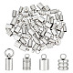 60Pcs 4 Style 201 & 304 Stainless Steel Cord Ends(STAS-UN0047-78)-1