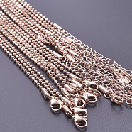 2MM Unisex 304 Stainless Steel Ball Chains Necklaces(YT0712-3)