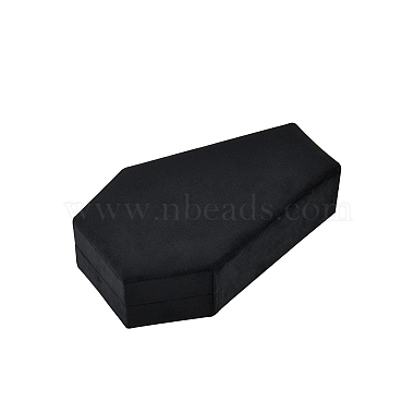Coffin Shaped Velvet Jewelry Storage Boxes(DARK-PW0001-041)-2