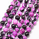 Natural Fire Crackle Agate Bead Strands(X-G-K166-06F-8mm-07)-1