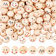 140Pcs 6 Styles Natural Wood European Beads(WOOD-OC0003-58)-1