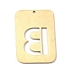 Ion Plating(IP) 304 Stainless Steel Pendants(STAS-K216-49B-G)-3