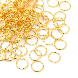 Brass Jump Rings, Golden, 8x0.7mm, about 6.6mm inner diameter(J0CP8015)