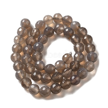 Natural Grey Agate Beads(G-A046-1)-3