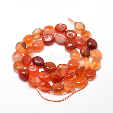 Dyed Natural Carnelian Nuggets Beads Strands(G-J336-19)-2