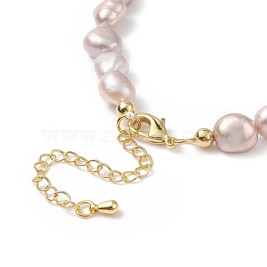 女性のための天然真珠のビーズのネックレス(NJEW-JN04107-02)-6
