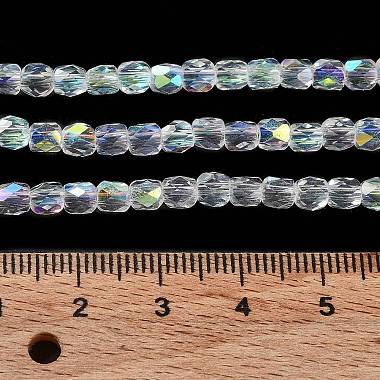 Electroplate Glass Beads Strand(X-EGLA-J041-4mm-AB01)-4