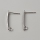 Brass Stud Earring Findings(FIND-WH0110-705)-1