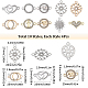 40Pcs 10 Styles Alloy Connector Charms with Crystal Rhinestone(ALRI-SC0001-34)-2