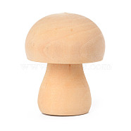 Schima Superba Wooden Mushroom Children Toys, DIY Accessories, BurlyWood, 31x25mm(WOOD-TAC0004-07G)
