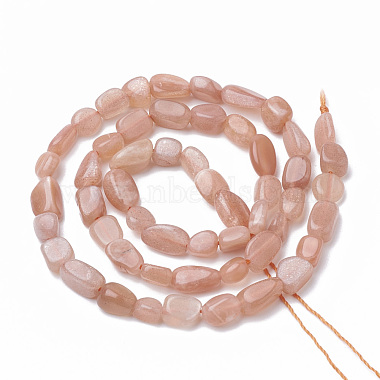 Natural Sunstone Beads Strands(X-G-S290-04)-2