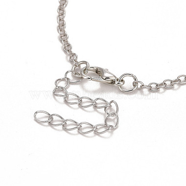 Heart Expanding Photo Locket Pendant Necklace for Women Men(NJEW-SZ0001-40B)-4