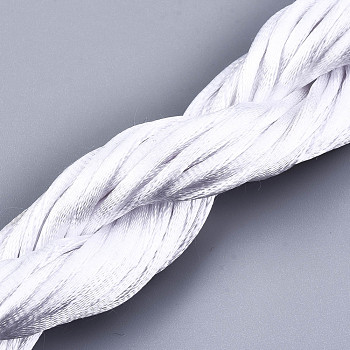 Polyester Thread, White, 2mm, about 10m/bundle