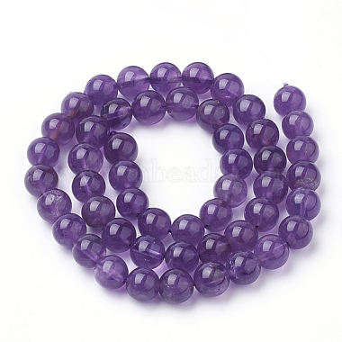 Natural Amethyst Beads Strands(G-Q961-17-5mm)-2