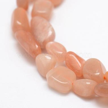 Chapelets de perles de sunstone naturelle naturelles(G-F521-26)-3