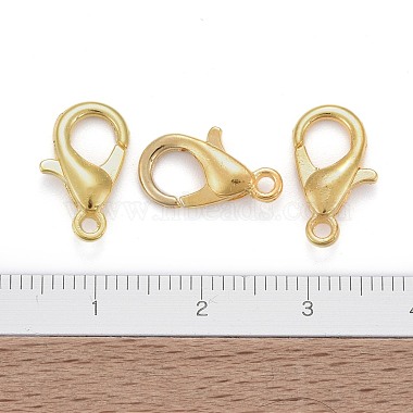 Zinc Alloy Lobster Claw Clasps(X-E105-G-NF)-5