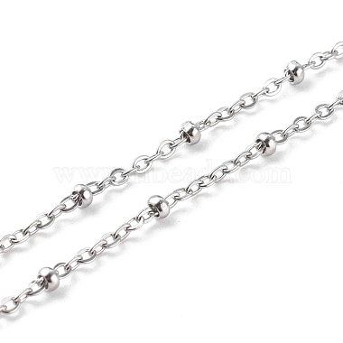 Beaded Necklaces & 304 Stainless Steel Satellite Chain Necklace Sets(NJEW-JN03459)-6