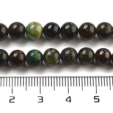 brins de perles d'azurite naturelle(G-Z063-A04-03)-5