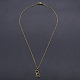 201 Stainless Steel Kitten Pendants Necklaces(NJEW-S105-JN590-40-2)-2