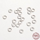 Sterling Silver Round Rings(X-STER-E047-6mm-S)-1
