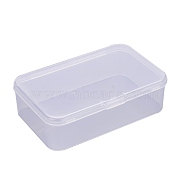 Rectangle Plastic Bead Storage Containers, Clear, 12x7.2x3.6cm(CON-XCP0004-42)