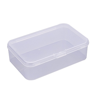 Rectangle Plastic Bead Storage Containers, Clear, 12x7.2x3.6cm