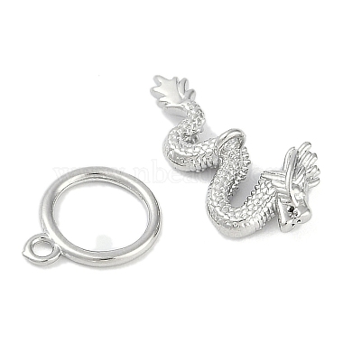 Brass Micro Pave Clear Cubic Zirconia Toggle Clasps(KK-K391-06P)-2